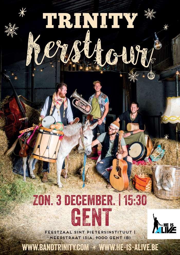 Poster Kerstgroet A2 Gent HR